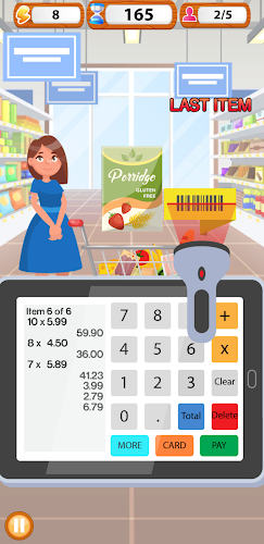 Supermarket Cashier Simulator Ekran Görüntüsü 3