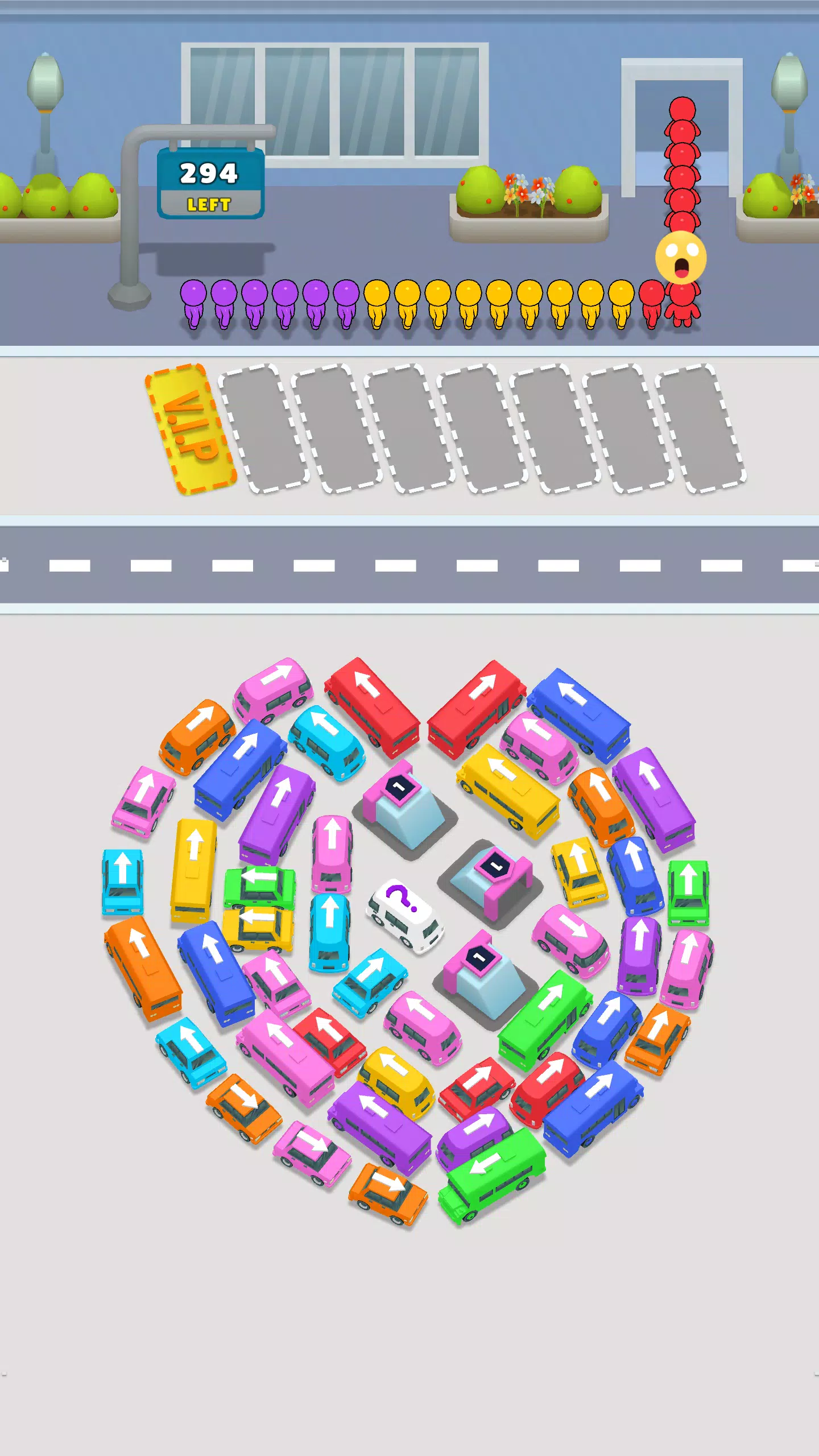 Bus Match Puzzle: Bus Shuffle Schermafbeelding 2