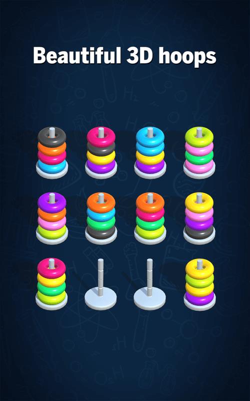 Hoop Sort Puzzle: Color Ring Screenshot 3