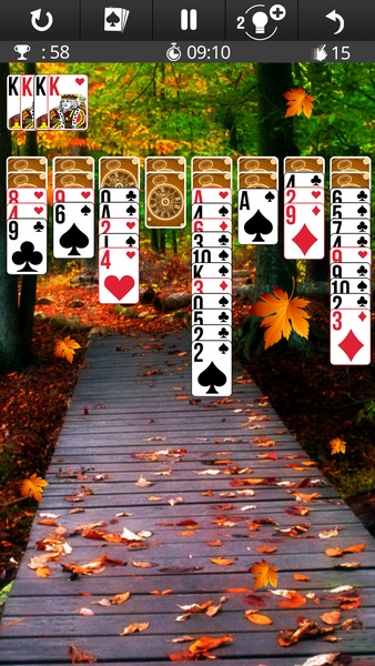 Solitaire zen earth edition स्क्रीनशॉट 0