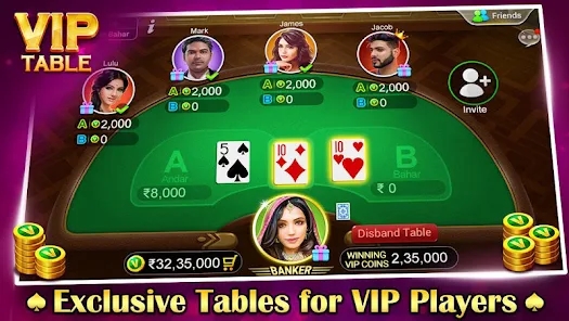 Teen Patti Flush 3 Patti Poke Captura de tela 1