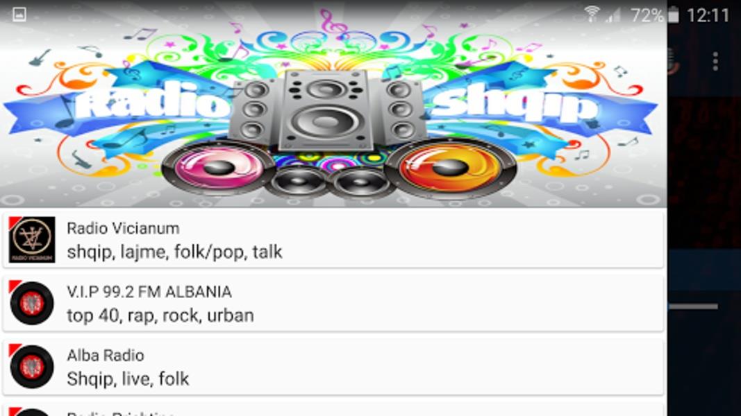 RadioShqip ภาพหน้าจอ 0