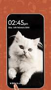 Kitty Cat Pin Lock Screen Schermafbeelding 1