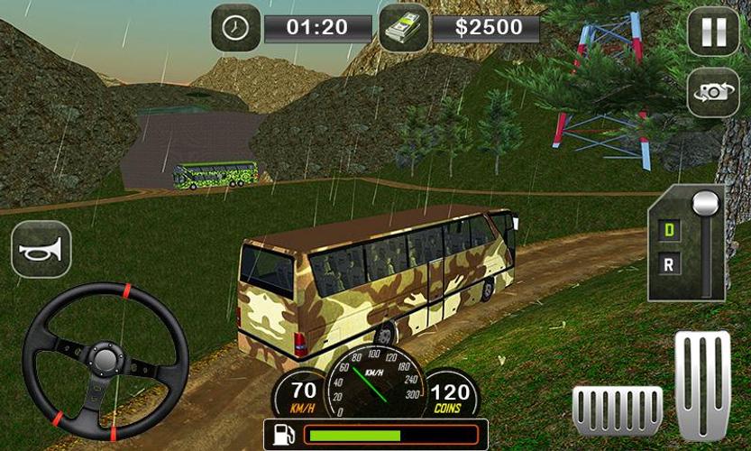 Army Bus Transporter Coach Fun Screenshot 2