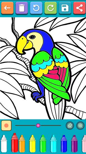 Birds Coloring Games 스크린샷 0