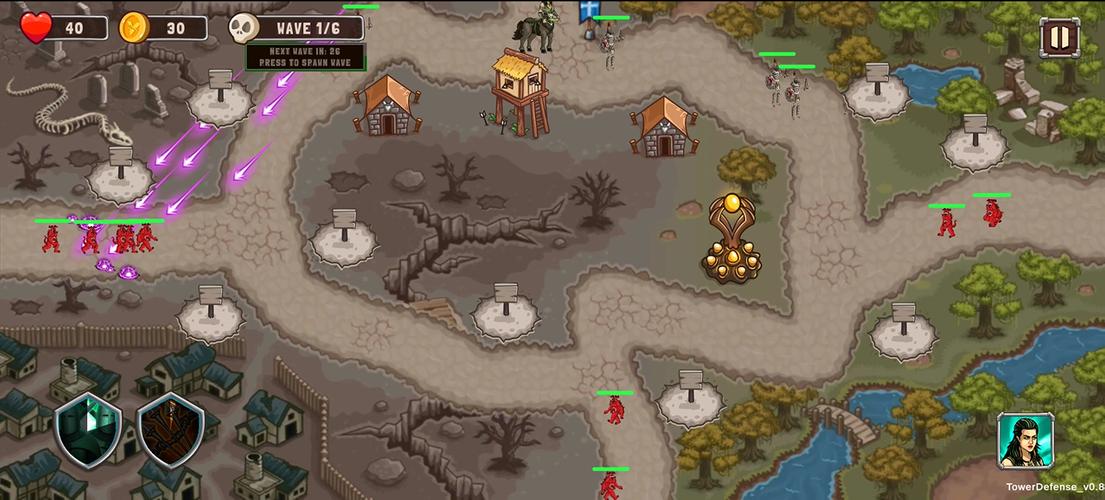 Vulcan's Tower Defense Tangkapan skrin 3