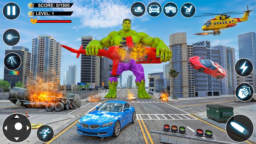 Incredible Monster Hero Games ภาพหน้าจอ 3