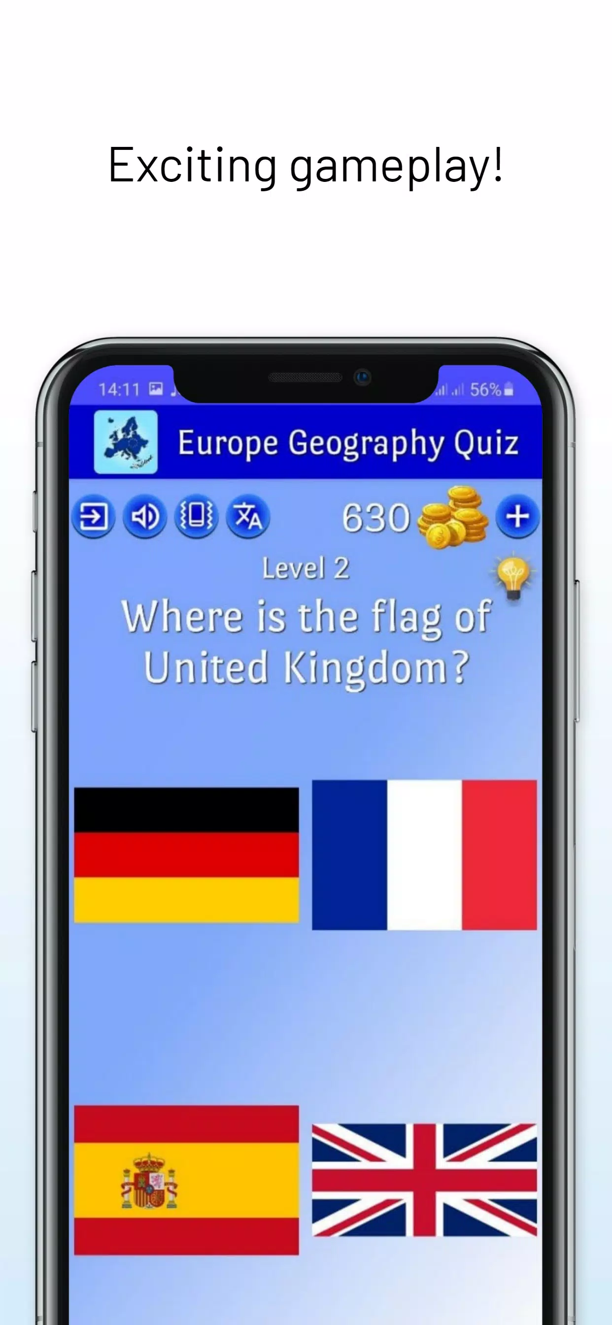 Europe Geography Quiz Screenshot 2