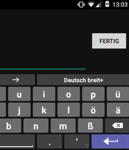 German for AnySoftKeyboard ภาพหน้าจอ 2