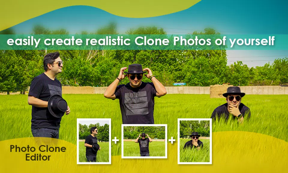 Photo Clone App twins Editor Ảnh chụp màn hình 1