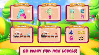 Learn ABC Alphabets & 123 Game Captura de tela 2