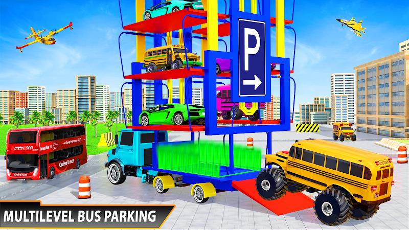 City School Bus Driving Sim 3D Captura de pantalla 0