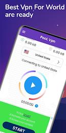 PooL Vpn - Super Fast Vpn Ảnh chụp màn hình 0