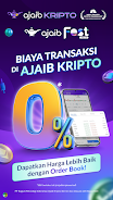 Ajaib Kripto: 0% Trading Fee Captura de pantalla 1