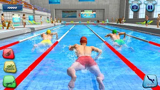 Aqua swimming pool racing 3D Captura de pantalla 2