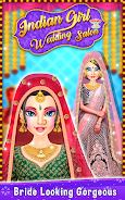 Indian Girl Wedding Salon Game Captura de pantalla 1