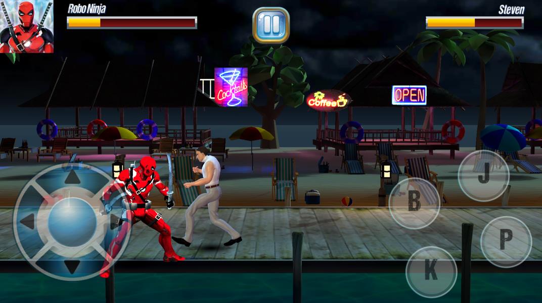 Superhero Iron Ninja Battle Tangkapan skrin 3