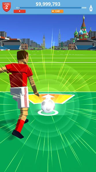 Soccer Kick Mod ဖန်သားပြင်ဓာတ်ပုံ 0