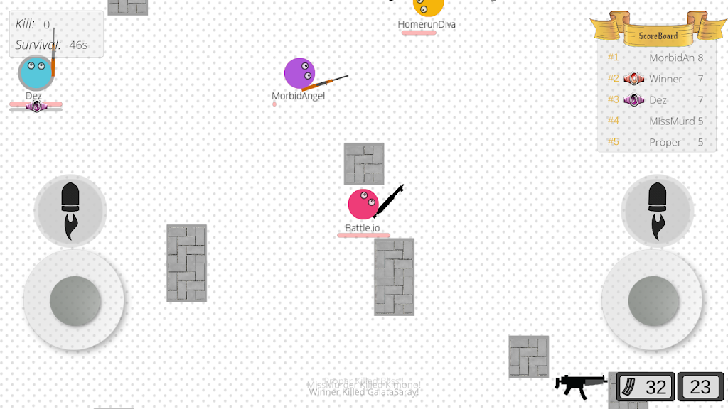 Schermata Battle.io for Gats.io 2