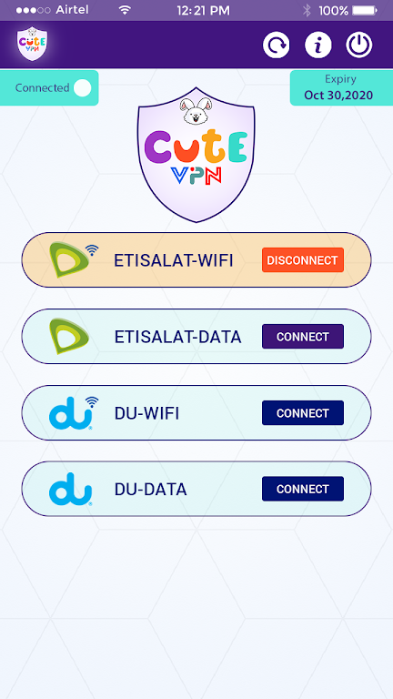 Cute VPN Tangkapan skrin 2