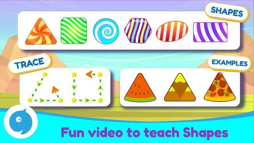 Colors & shapes learning Games स्क्रीनशॉट 2