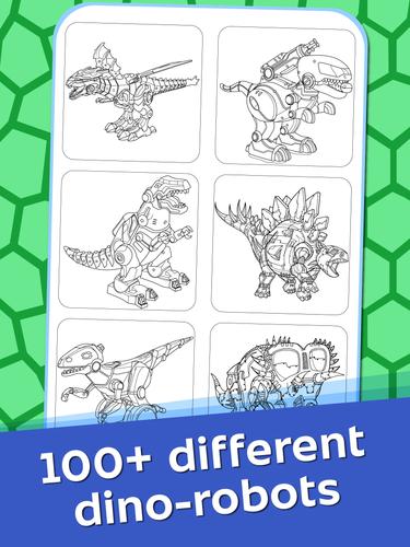 Dino Robots Coloring for Boys Ekran Görüntüsü 2