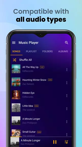 音乐播放器 - MP3 播放器，音频播放器应用截图第0张