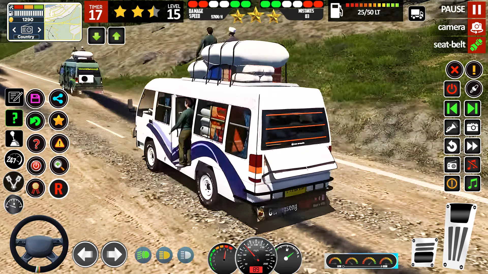 Mini Bus Game: Bus Driving 3D ဖန်သားပြင်ဓာတ်ပုံ 0