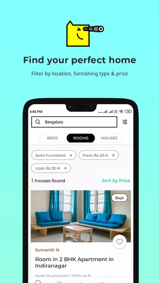 Nestaway-Rent a House/Room/Bed Ekran Görüntüsü 1