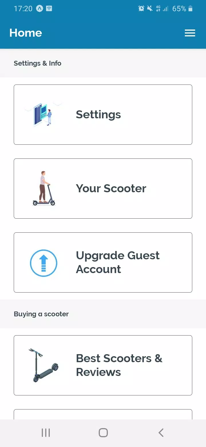 Electric Scooter Universal App Tangkapan skrin 0