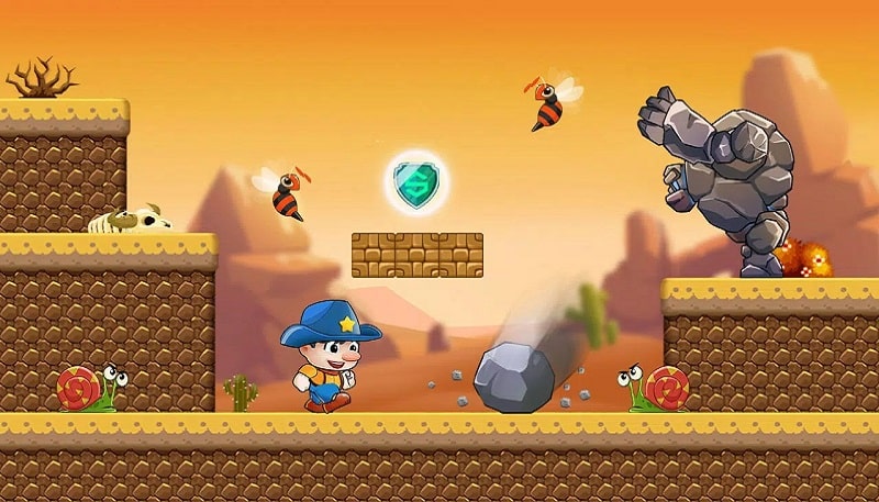 Super Bino Go2:Adventure World Screenshot 1