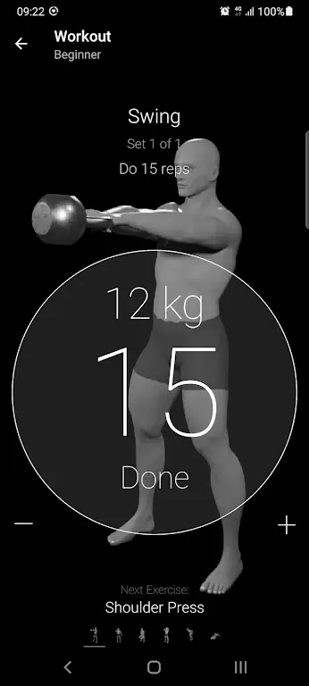 Kettlebell Home Workout Screenshot 3