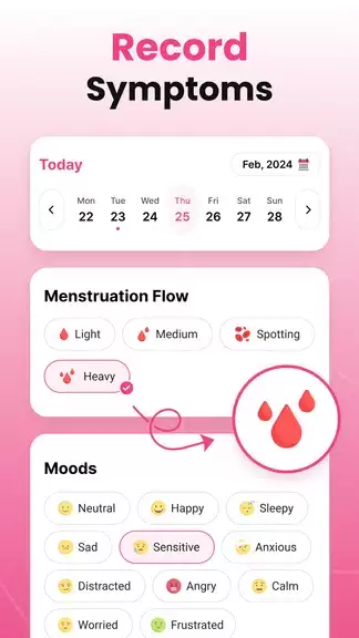 Period Tracker Ovulation Cycle 스크린샷 2