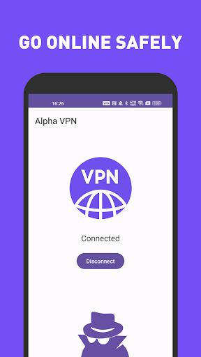 Alpha VPN Schermafbeelding 1