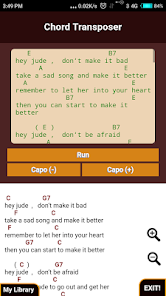 Guitar Chord Transposer Simple 스크린샷 2