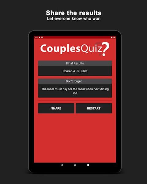 Couples Quiz Ekran Görüntüsü 0