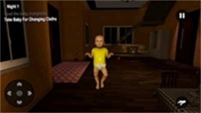 Scary Baby In Dark Haunted House Schermafbeelding 2