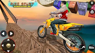 Bike Stunt 3D Simulator Games Ekran Görüntüsü 2