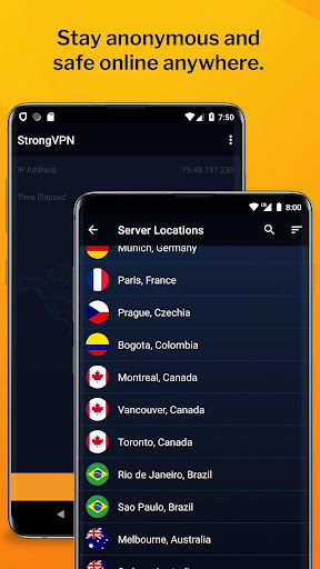 StrongVPN - Fast, Private VPN Capture d'écran 1