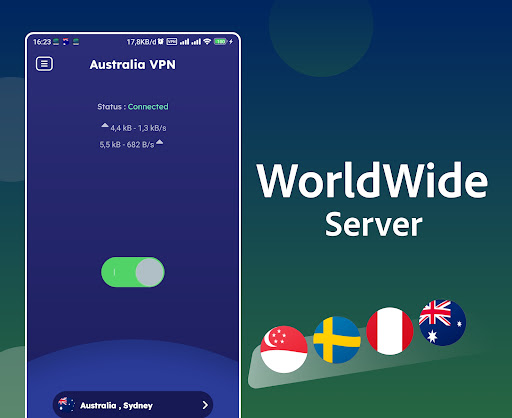 Australia VPN - Fast Proxy VPN Schermafbeelding 2