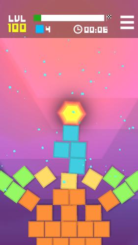 Hexagon Tower Balance Blocks Screenshot 1