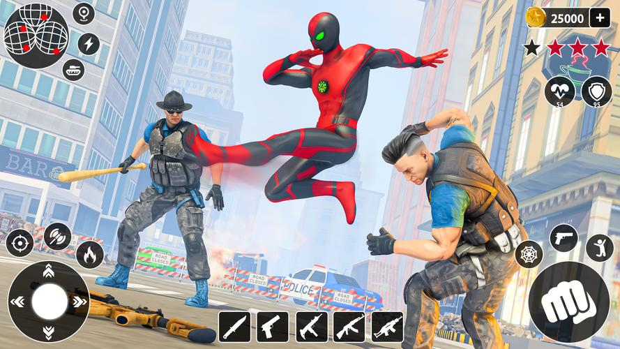 Rope Spider Hero: Spider Games應用截圖第3張
