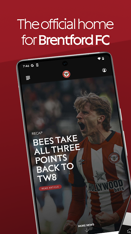 Brentford FC Official Schermafbeelding 0