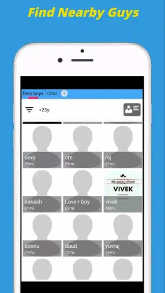 Gay Chat App & Gay Dating App स्क्रीनशॉट 1