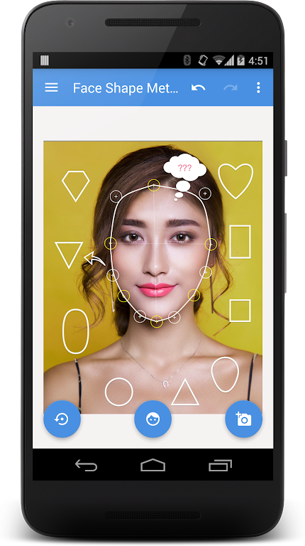 Face Shape Meter | Custom ภาพหน้าจอ 0