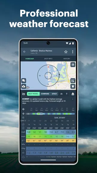 Windy.app - Enhanced forecast Schermafbeelding 1