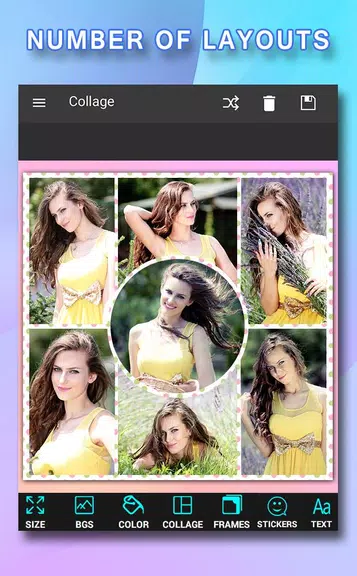 Pic Frames Collage স্ক্রিনশট 1