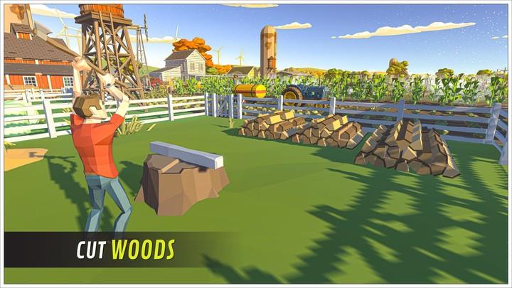 Schermata Real Farming Tractor Game 2024 3