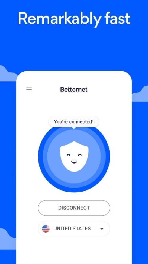 Betternet VPN Скриншот 1