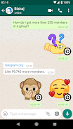 Animated Emojis WAStickerApps Captura de pantalla 2